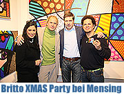 Galerie Mensing ludt zur Pop-Art Christmas Party mit Romero Britto und Uwe Ochsenknecht. Gefeierter Pop-Art-Künstler aus Amerika eröffnete Ausstellung in München (Foto: MartiN Schmitz)